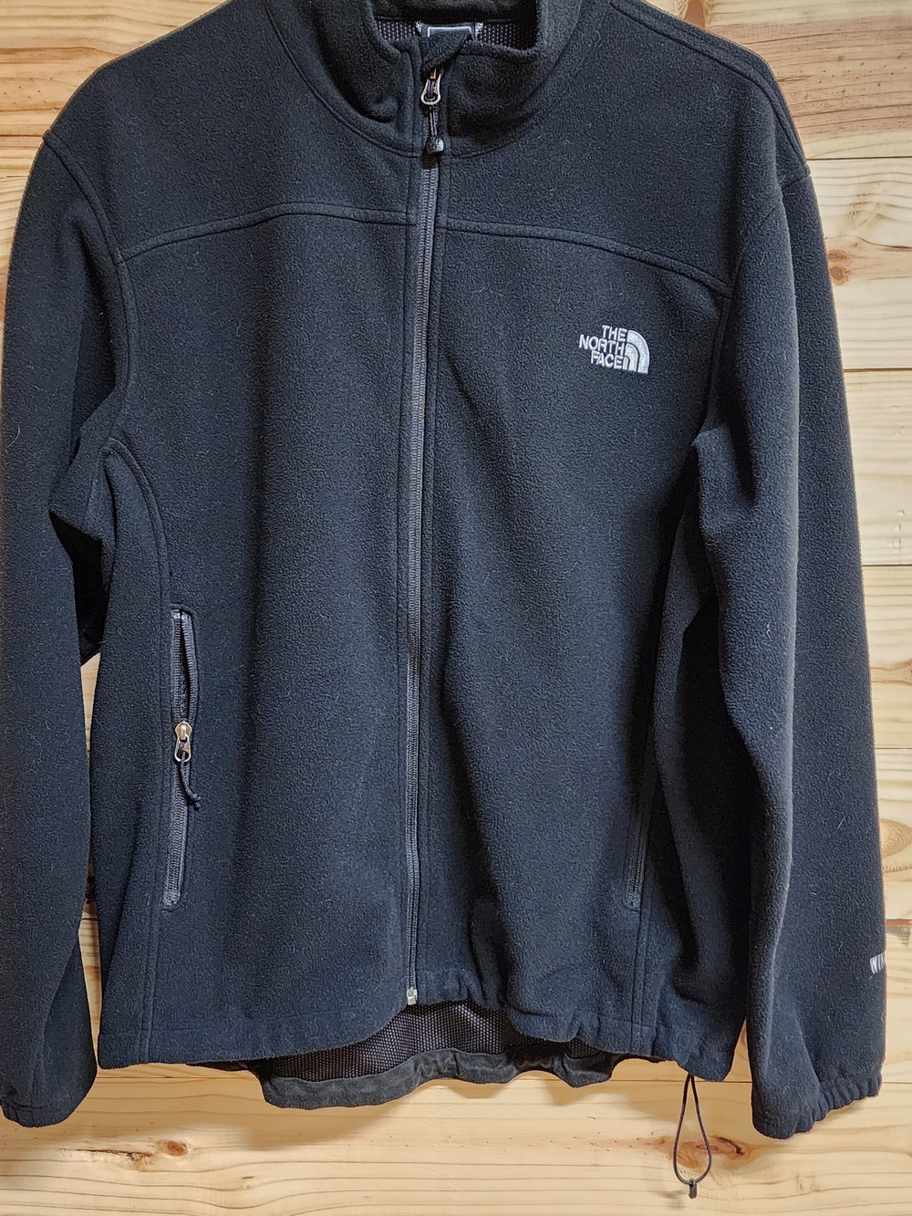 The North Face Windwall Men’s Black Full-Zip Fleece Jacket